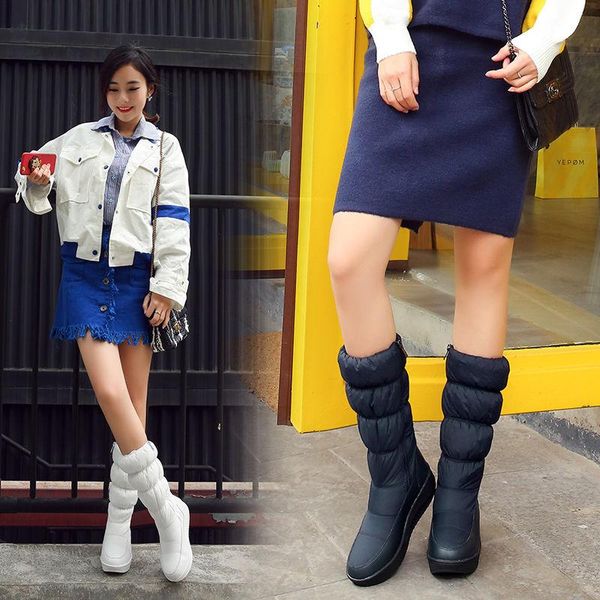 boots women winter keep long warm round toe female snow side zipper platforms casual lightweight shoes waterproof plus size 44, Black
boots women winter keep long warm round toe female snow side zipper platforms casual lightweight shoes waterproof plus size 44, Black