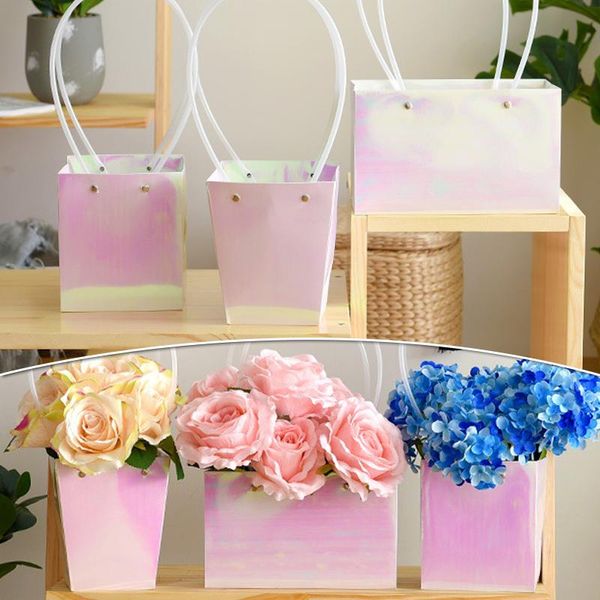 gift wrap flower box with long handle packing iris film bag plastic bouquet wedding arrangement party decoration
gift wrap flower box with long handle packing iris film bag plastic bouquet wedding arrangement party decoration