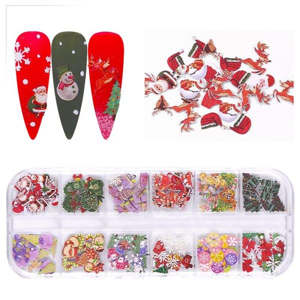 nail art decorations 12 cells/set butterfly colored roses flowers santa christmas hat halloween wood pulp chips 3d sequins, Silver;gold
nail art decorations 12 cells/set butterfly colored roses flowers santa christmas hat halloween wood pulp chips 3d sequins, Silver;gold