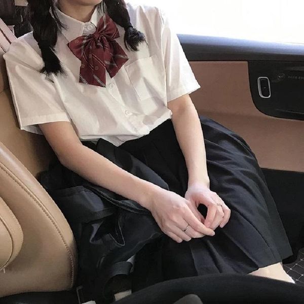 clothing sets women school uniforms collage student sailor party cosplay costume japanese short sleeve jk suit girls pleated skirt, White
clothing sets women school uniforms collage student sailor party cosplay costume japanese short sleeve jk suit girls pleated skirt, White