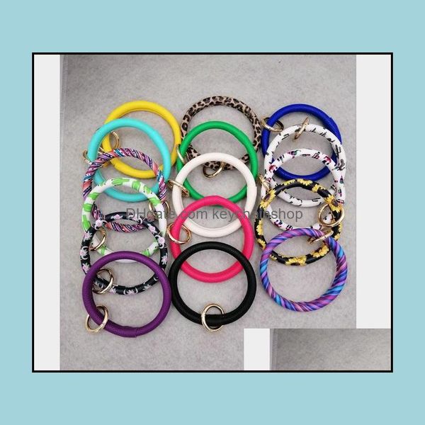 keychains fashion aessories bracelet bangle o key ring pu leather sunflower serape leopard print wristlet loop drop delivery 2021 iz2zi, Silver
keychains fashion aessories bracelet bangle o key ring pu leather sunflower serape leopard print wristlet loop drop delivery 2021 iz2zi, Silver