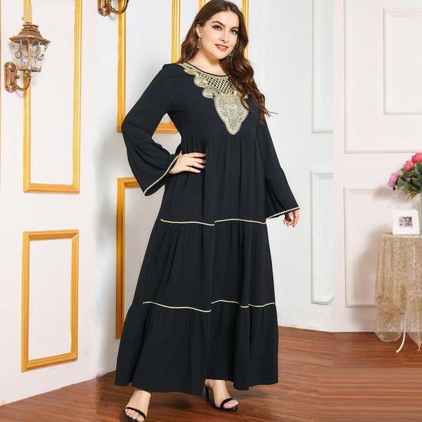 ethnic clothing women's fashion gold embroidery contrasting color long sleeve skirt elegant dress oversized abaya dubai turkey muslim, Red
ethnic clothing women's fashion gold embroidery contrasting color long sleeve skirt elegant dress oversized abaya dubai turkey muslim, Red
