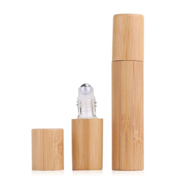 500pcs/lot 3ml 5ml10ml natural bamboo refillable empty essential oil bottle perfume steel roller ball glass storage bottles & jars
500pcs/lot 3ml 5ml10ml natural bamboo refillable empty essential oil bottle perfume steel roller ball glass storage bottles & jars