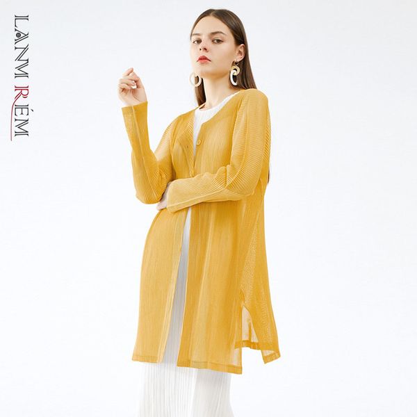 loose fit yellow big size pleated jacket round neck long sleeve women coat fashion tide spring autumn 2d1426 210507, Black;brown
loose fit yellow big size pleated jacket round neck long sleeve women coat fashion tide spring autumn 2d1426 210507, Black;brown