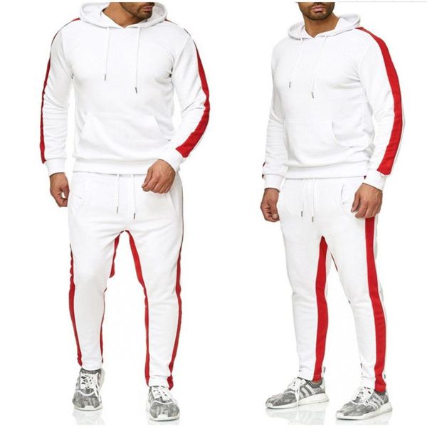 men's tracksuits autumn winter hoodies sets men casual color-blocking hooded sweatshirt and sweatpants sports fashion male warm comfort, Gray
men's tracksuits autumn winter hoodies sets men casual color-blocking hooded sweatshirt and sweatpants sports fashion male warm comfort, Gray