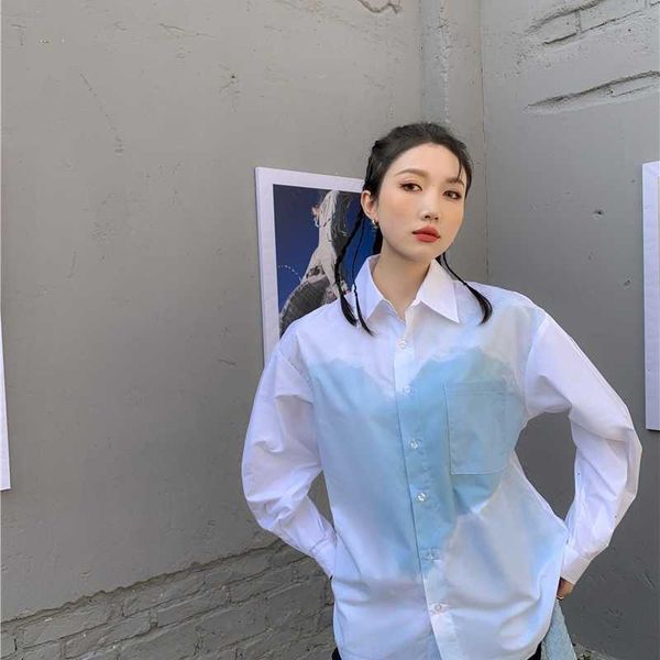 women's two piece pants spring fashion white shirt heart print long sleeve collared blouses casual korean clothing a7br
women's two piece pants spring fashion white shirt heart print long sleeve collared blouses casual korean clothing a7br