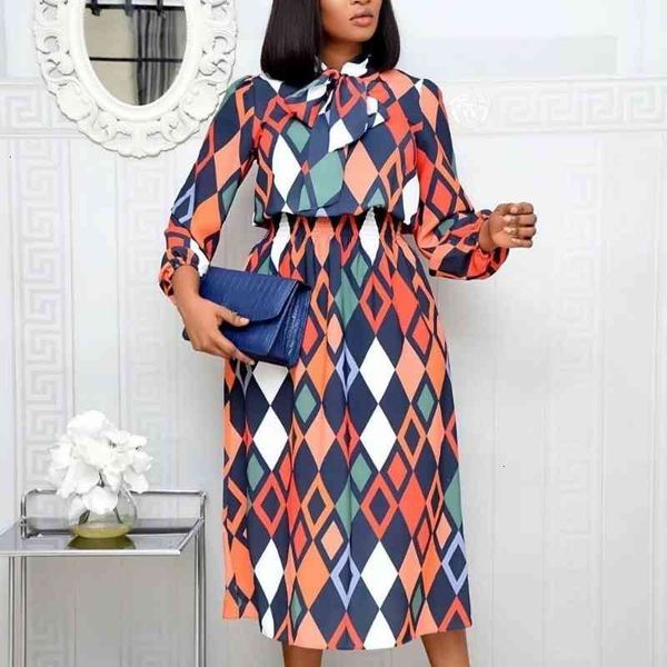 2021 women printed es mid-calf long lantern sleeves pleated with bowtie collar elastic waist african fashion vestidos female new 0do1, Black;gray
2021 women printed es mid-calf long lantern sleeves pleated with bowtie collar elastic waist african fashion vestidos female new 0do1, Black;gray