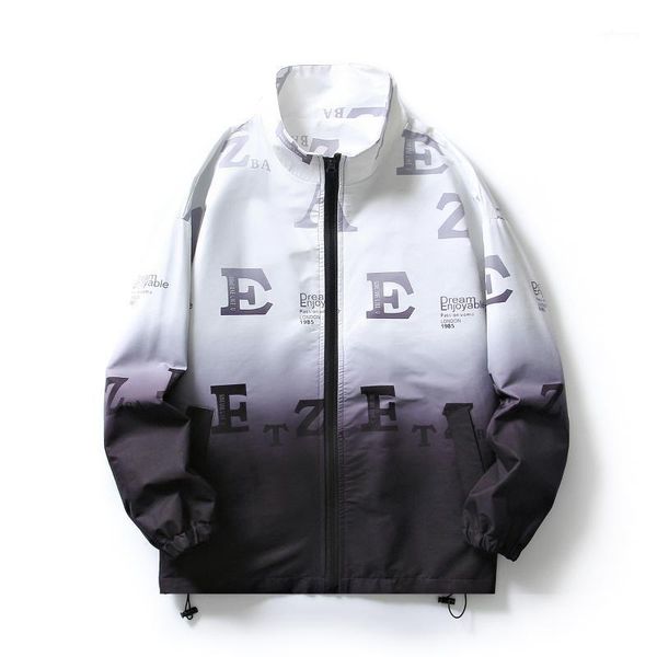 men's jackets spring men jacket hip hop gradient color matching windbreaker streetwear track hipster plus size 5xl, Black;brown
men's jackets spring men jacket hip hop gradient color matching windbreaker streetwear track hipster plus size 5xl, Black;brown