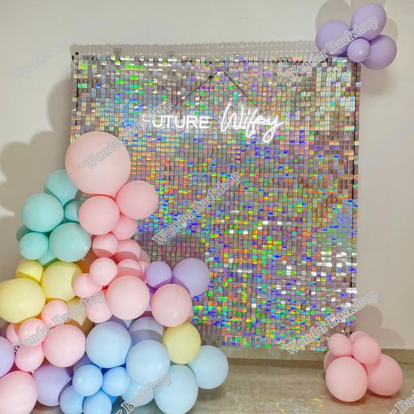 party decoration clear background board with sliver rainbow sequins for wedding home backdrops 3d wall panels
party decoration clear background board with sliver rainbow sequins for wedding home backdrops 3d wall panels