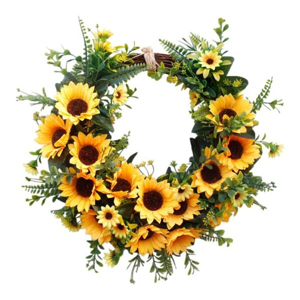 decorative flowers & wreaths spring sunflower wreath outer diameter 40cm beautiful wedding party home decor artificial rose round shape
decorative flowers & wreaths spring sunflower wreath outer diameter 40cm beautiful wedding party home decor artificial rose round shape