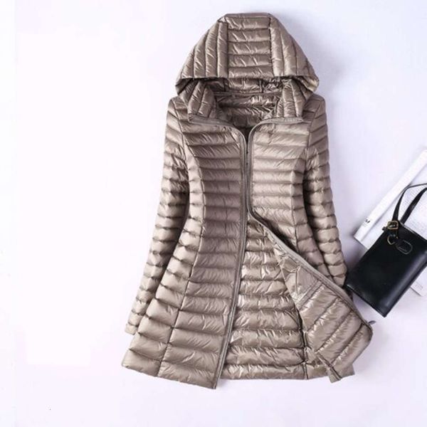 winter women ultra light down et medium long thin 90% duck hooded ets sleeve slim coat parka, Black
winter women ultra light down et medium long thin 90% duck hooded ets sleeve slim coat parka, Black