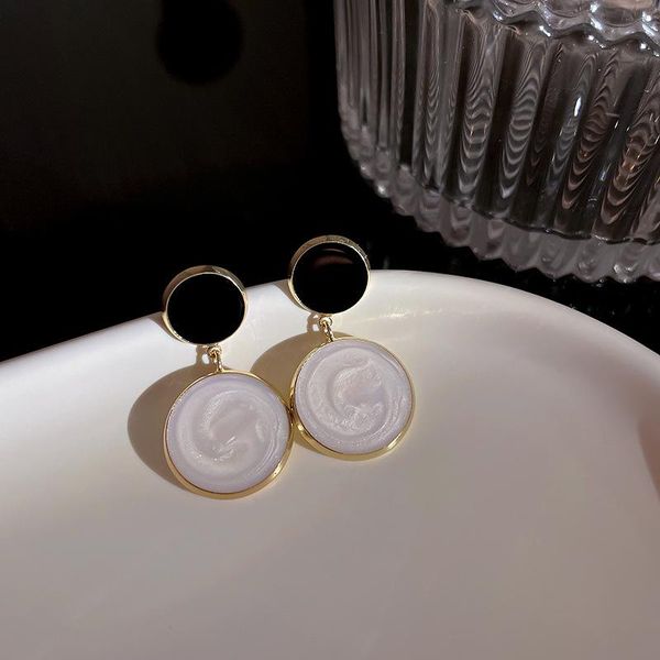 dangle & chandelier lovoacc korean style white black color enamel earrings for women metal alloy double circle geometric hanging drop 2021, Silver
dangle & chandelier lovoacc korean style white black color enamel earrings for women metal alloy double circle geometric hanging drop 2021, Silver