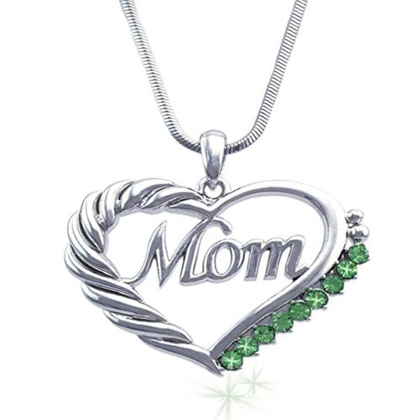 pendant necklaces trendy fashion mother's day gift jewelry mom words hollow heart charms necklace in snake chain with bail, Silver
pendant necklaces trendy fashion mother's day gift jewelry mom words hollow heart charms necklace in snake chain with bail, Silver