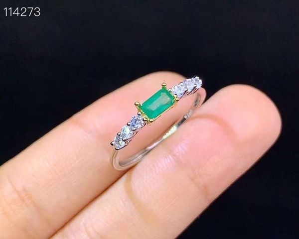 cluster rings natural emerald ring fashionable gem quality 925 silver 1pc 3x5mm, Golden;silver
cluster rings natural emerald ring fashionable gem quality 925 silver 1pc 3x5mm, Golden;silver