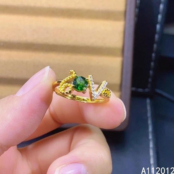 fine jewelry s925 sterling silver inlaid natural diopside girl elegant adjustable ring support test chinese style cluster rings, Golden;silver
fine jewelry s925 sterling silver inlaid natural diopside girl elegant adjustable ring support test chinese style cluster rings, Golden;silver