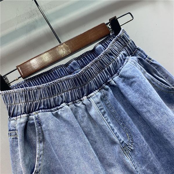 women's jeans plus size beaded hole contrast color loose-fit streetwear harajuku style harem pants denim trousers 2021 summer, Blue
women's jeans plus size beaded hole contrast color loose-fit streetwear harajuku style harem pants denim trousers 2021 summer, Blue
