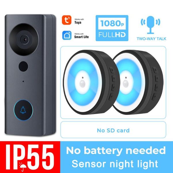 tuya wireless wifi high definition visual intelligent night light doorbell camera low power voice intercom alarm doorbells
tuya wireless wifi high definition visual intelligent night light doorbell camera low power voice intercom alarm doorbells