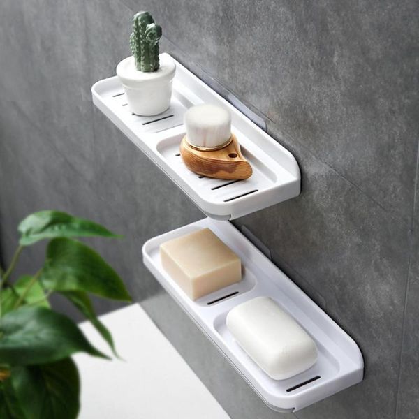 hooks & rails 2 colors storage finishing racks box wall hanging punch plastic household creative double-layer soap holder for toilet
hooks & rails 2 colors storage finishing racks box wall hanging punch plastic household creative double-layer soap holder for toilet