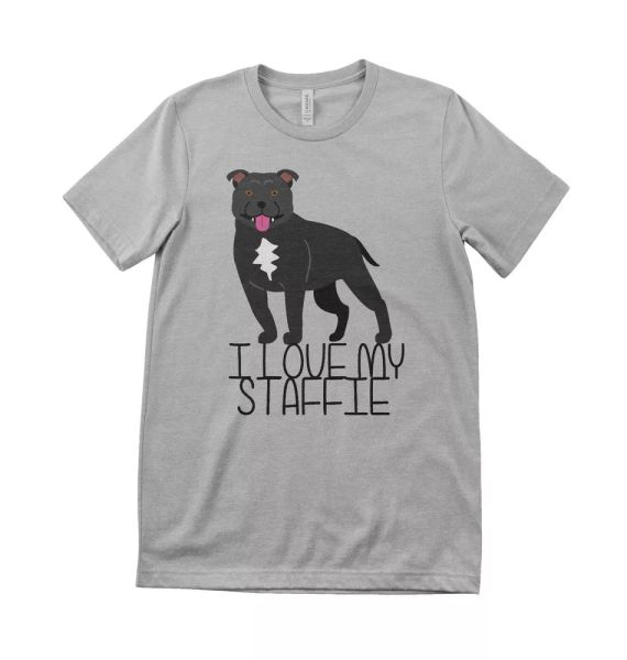 staffie t shirt & kids dog animal lover all sizes grey & white, White;black
staffie t shirt & kids dog animal lover all sizes grey & white, White;black