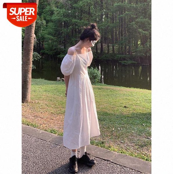 ss/gentle trap gentle wind off-the-shoulder sling dress women's white waist long skirt puff sleeve #rn8s, Black;gray
ss/gentle trap gentle wind off-the-shoulder sling dress women's white waist long skirt puff sleeve #rn8s, Black;gray