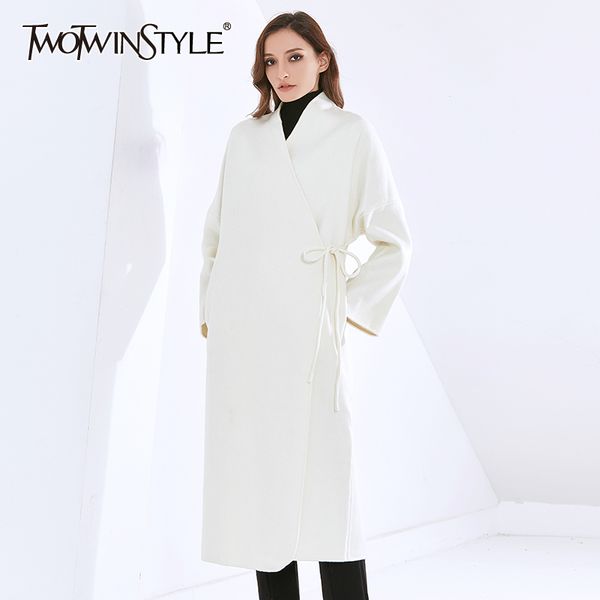 loose tweed windbreaker for women v neck long sleeve lace up casual trench female autumn fashion clothing 210524, Black
loose tweed windbreaker for women v neck long sleeve lace up casual trench female autumn fashion clothing 210524, Black