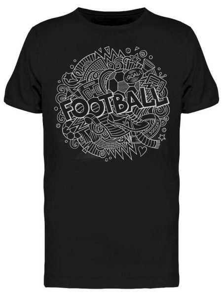 football icons tee men's -image by shutterstock, White;black 
football icons tee men's -image by shutterstock, White;black