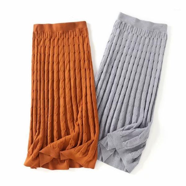 skirts women winter knee length crochet skirt gray brown size high waist warm knitted a-line striped casual drop 18dec, Black
skirts women winter knee length crochet skirt gray brown size high waist warm knitted a-line striped casual drop 18dec, Black