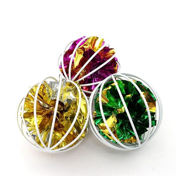 cat toys interactive 1 pcs/lot pet hollowed iron ball built-in squeaky paper toy for cats rolling boring time
cat toys interactive 1 pcs/lot pet hollowed iron ball built-in squeaky paper toy for cats rolling boring time