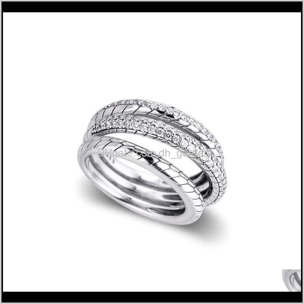 jewelry drop delivery 2021 triple band pave snake chain pattern rings 100percent authentic 925 sterling-sier-jewelry cluster ydghu, Golden;silver
jewelry drop delivery 2021 triple band pave snake chain pattern rings 100percent authentic 925 sterling-sier-jewelry cluster ydghu, Golden;silver