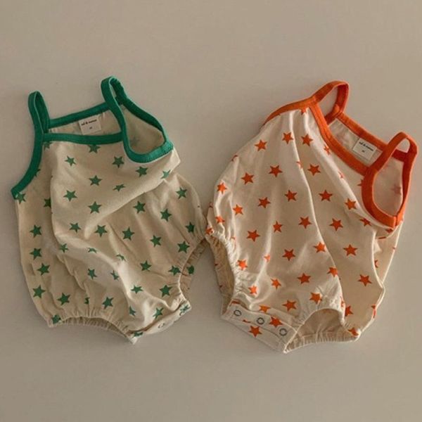 summer baby boys girls rompers clothes bodysuits lovely stars vest infant bodysuit 210429, Blue
summer baby boys girls rompers clothes bodysuits lovely stars vest infant bodysuit 210429, Blue