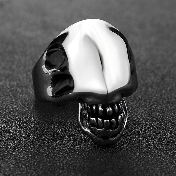 cluster rings fine polished alien skull ring cool stainless steel motor biker men and women punk gothic jewelry never fade, Golden;silver
cluster rings fine polished alien skull ring cool stainless steel motor biker men and women punk gothic jewelry never fade, Golden;silver