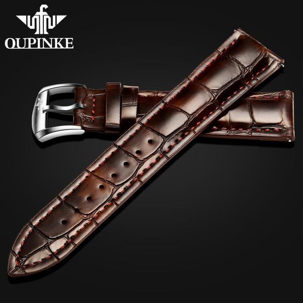 watch bands oupinke crocodile leather watchband genuine strap 20mm black brown women men band
watch bands oupinke crocodile leather watchband genuine strap 20mm black brown women men band