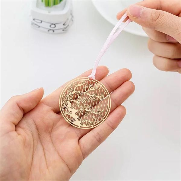 bookmark 1 piece cherry blossom series chinese style hollow bookmarks creative metal mini brass pink ribbon page folder
bookmark 1 piece cherry blossom series chinese style hollow bookmarks creative metal mini brass pink ribbon page folder