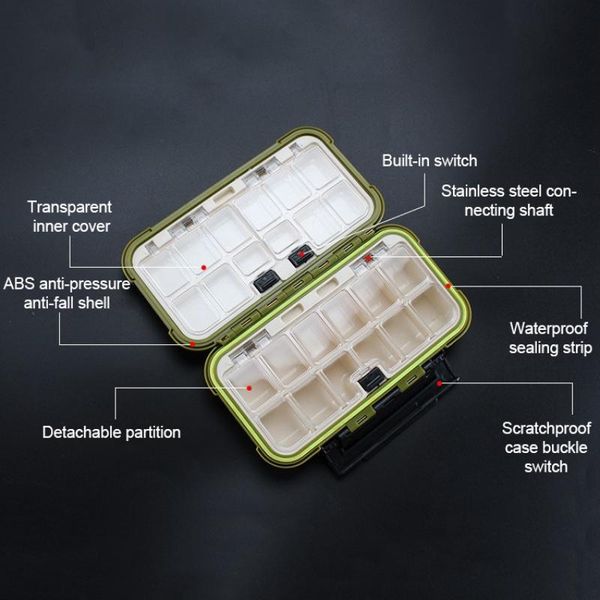 compartment outdoor double side sea boat fishing tackle storage case carp accessories gear waterproof box
compartment outdoor double side sea boat fishing tackle storage case carp accessories gear waterproof box