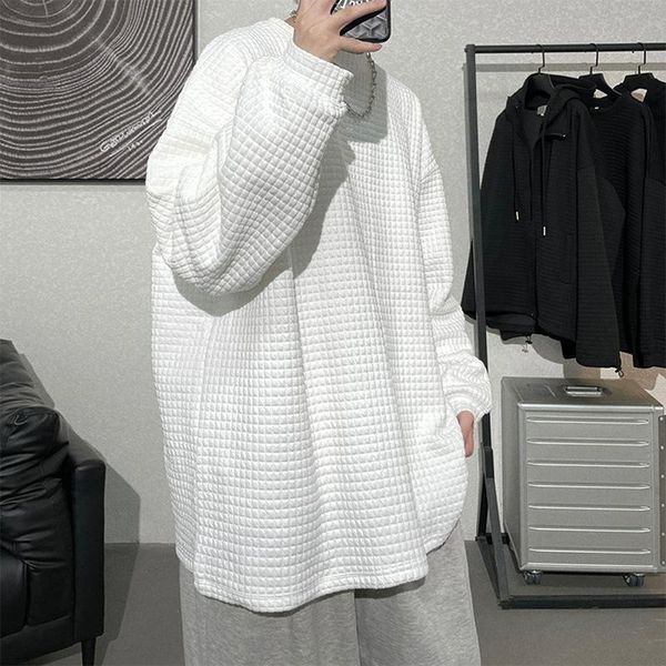 men's hoodies & sweatshirts korean pleated hoodie fashion retro casual o-neck sweatshirt men streetwear loose hip-hop pullover mens, Black
men's hoodies & sweatshirts korean pleated hoodie fashion retro casual o-neck sweatshirt men streetwear loose hip-hop pullover mens, Black