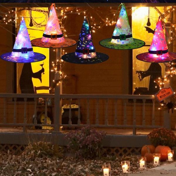 party hats 5pcs halloween decorations luminous witch hat for women led lights tree glowing outdoor garden home decor
party hats 5pcs halloween decorations luminous witch hat for women led lights tree glowing outdoor garden home decor