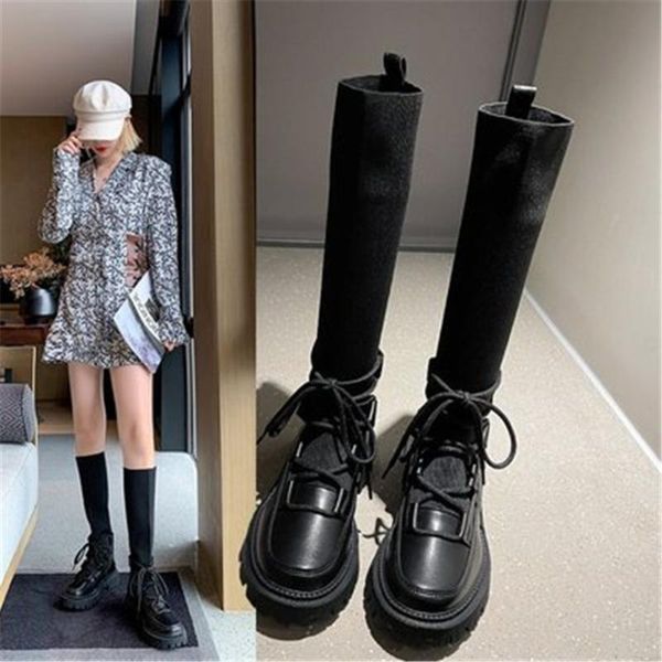 boots autumn winter 2021 elastic knee high women's fashion thin short thick heel mary jane round toe sock long shoes black
boots autumn winter 2021 elastic knee high women's fashion thin short thick heel mary jane round toe sock long shoes black