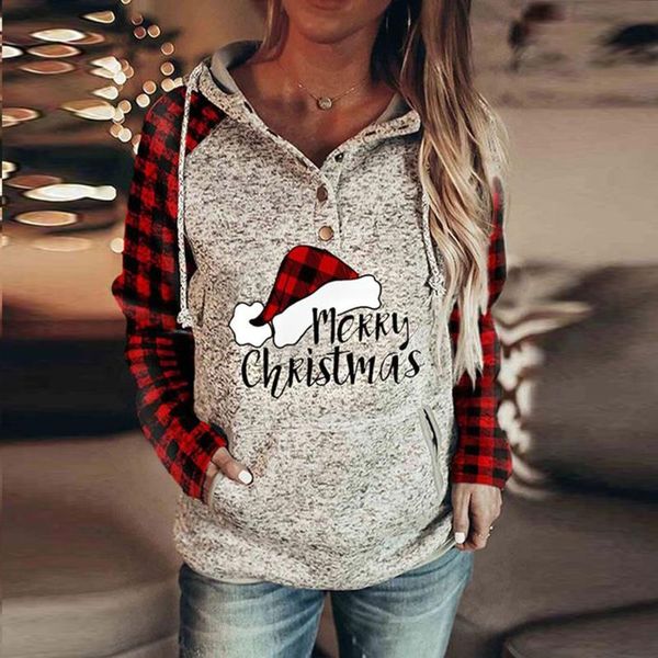 women's hoodies & sweatshirts womens pullover plaid christmas snowman dwarf print button down long sleeve with pocket harajuku hoodie, Black
women's hoodies & sweatshirts womens pullover plaid christmas snowman dwarf print button down long sleeve with pocket harajuku hoodie, Black
