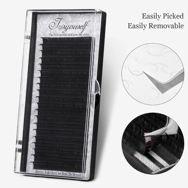 individual eyelash 20 lines natural extension soft eyelashes mink false makeup