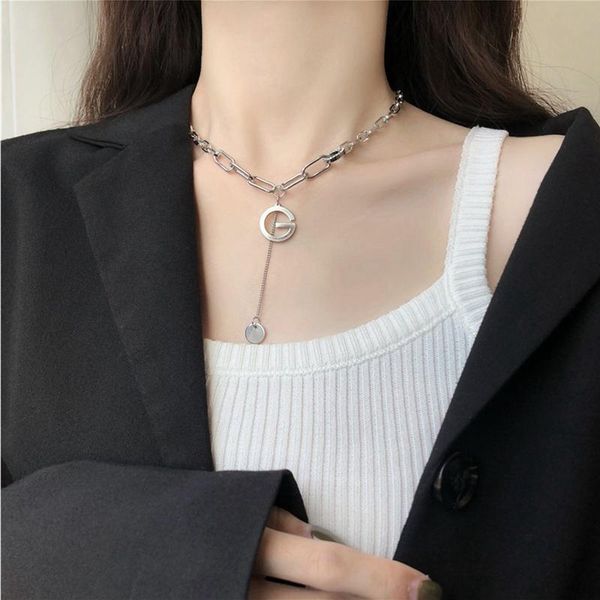 chains capital letter g chain necklace women fashion clavicle ins trend alloy hip hop jewelry dropship wholesale, Silver
chains capital letter g chain necklace women fashion clavicle ins trend alloy hip hop jewelry dropship wholesale, Silver