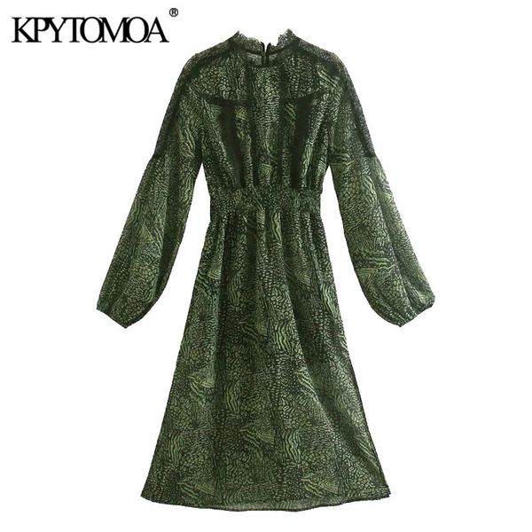 women chic fashion with lace animal print midi dress vintage long sleeve elastic waist female dresses vestidos 210416, Black;gray
women chic fashion with lace animal print midi dress vintage long sleeve elastic waist female dresses vestidos 210416, Black;gray