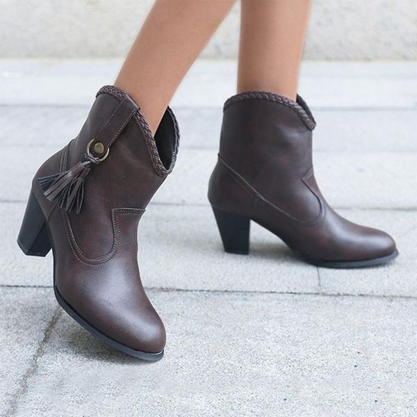 boots 2021 square heels pu leather thick high pointed toe ladies shoes autumn winter solid color ankle women, Black
boots 2021 square heels pu leather thick high pointed toe ladies shoes autumn winter solid color ankle women, Black