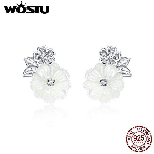 stud wostu 100% 925 sterling silver shell daisy flowers earrings for women party engagement s925 fashion jewelry fne008, Golden;silver
stud wostu 100% 925 sterling silver shell daisy flowers earrings for women party engagement s925 fashion jewelry fne008, Golden;silver