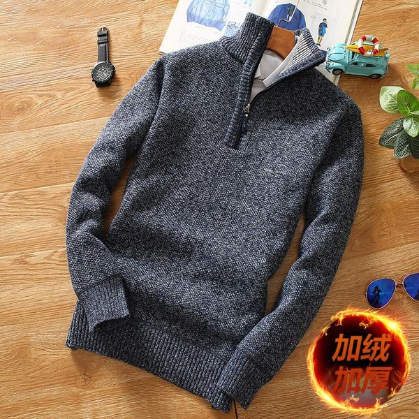 men's sweaters knitted sweater mens men fashion pullovers autumn and winter half zipper korean comfort casual youth, White;black
men's sweaters knitted sweater mens men fashion pullovers autumn and winter half zipper korean comfort casual youth, White;black