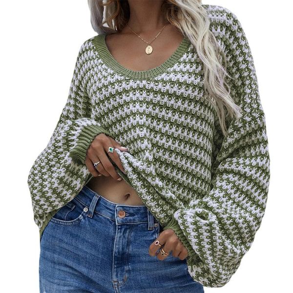 women's sweaters sweater knitted v neck long sleeve casual autumn winter jumper fashion loose hedging stripes pullovers, White;black
women's sweaters sweater knitted v neck long sleeve casual autumn winter jumper fashion loose hedging stripes pullovers, White;black