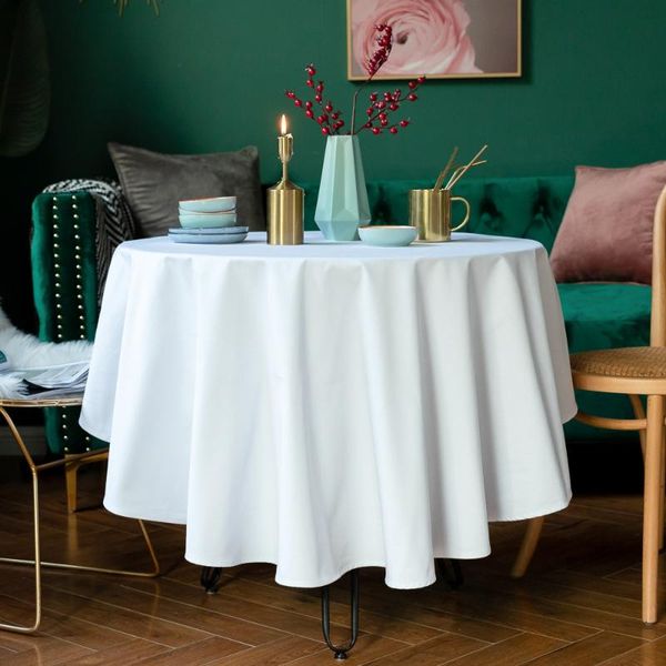 table cloth modern solid color round tablecloth white linen cotton christmas party decor washable do not fade for el/home
table cloth modern solid color round tablecloth white linen cotton christmas party decor washable do not fade for el/home