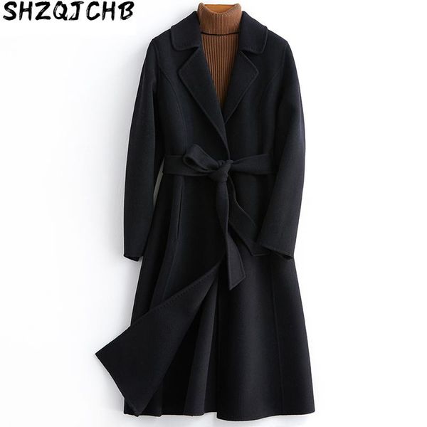 100% wool coat women elegant double-faced woman jacket fall clothes for korean abrigos para mujer b19y01628-zb k women's & blends, Black
100% wool coat women elegant double-faced woman jacket fall clothes for korean abrigos para mujer b19y01628-zb k women's & blends, Black