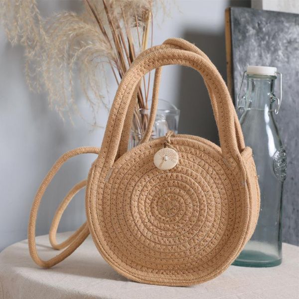 evening bags cotton rope woven women's shoulder bag bohemian handmade crossbody knitted summer round straw beach female handbags
evening bags cotton rope woven women's shoulder bag bohemian handmade crossbody knitted summer round straw beach female handbags
