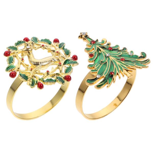 napkin rings 2pcs christmas tissue buckles xmas themed clamps durable supplies
napkin rings 2pcs christmas tissue buckles xmas themed clamps durable supplies