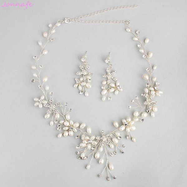 earrings & necklace jonnafe handmade freshwater pealrs bridal with gorgeous women prom jewelry sets accessories, Silver
earrings & necklace jonnafe handmade freshwater pealrs bridal with gorgeous women prom jewelry sets accessories, Silver